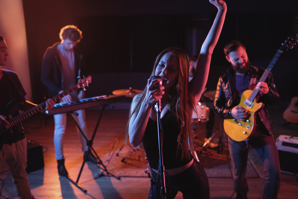 Indie Bands Live Stage Performance Night